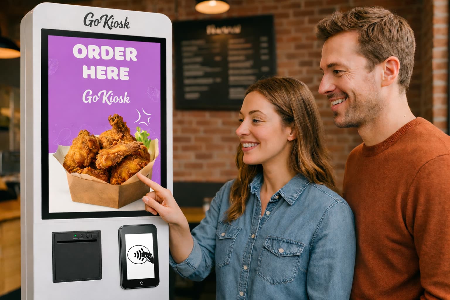 Self-order kiosk Go Kiosk